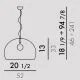 Medium FL/Y Pendant Lamp by Kartell Lamps Pendant Lamps